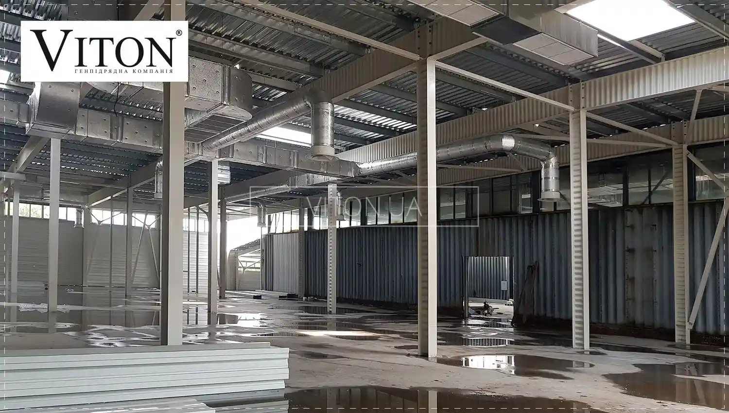 Степень огнеупорности каркасных зданий.