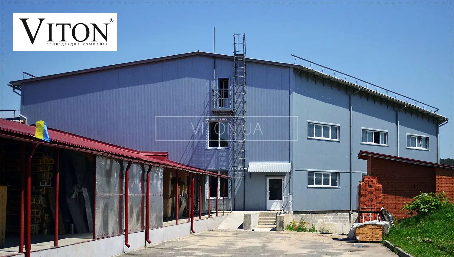 Строительство павильонов и офисов из сэндвич-панелей.