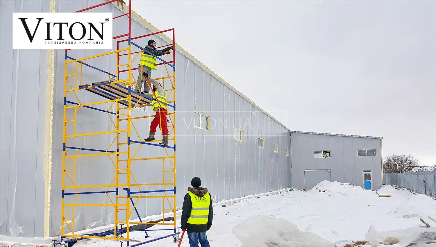 Быстровозводимые холодильные камеры из сэндвич-панелей.