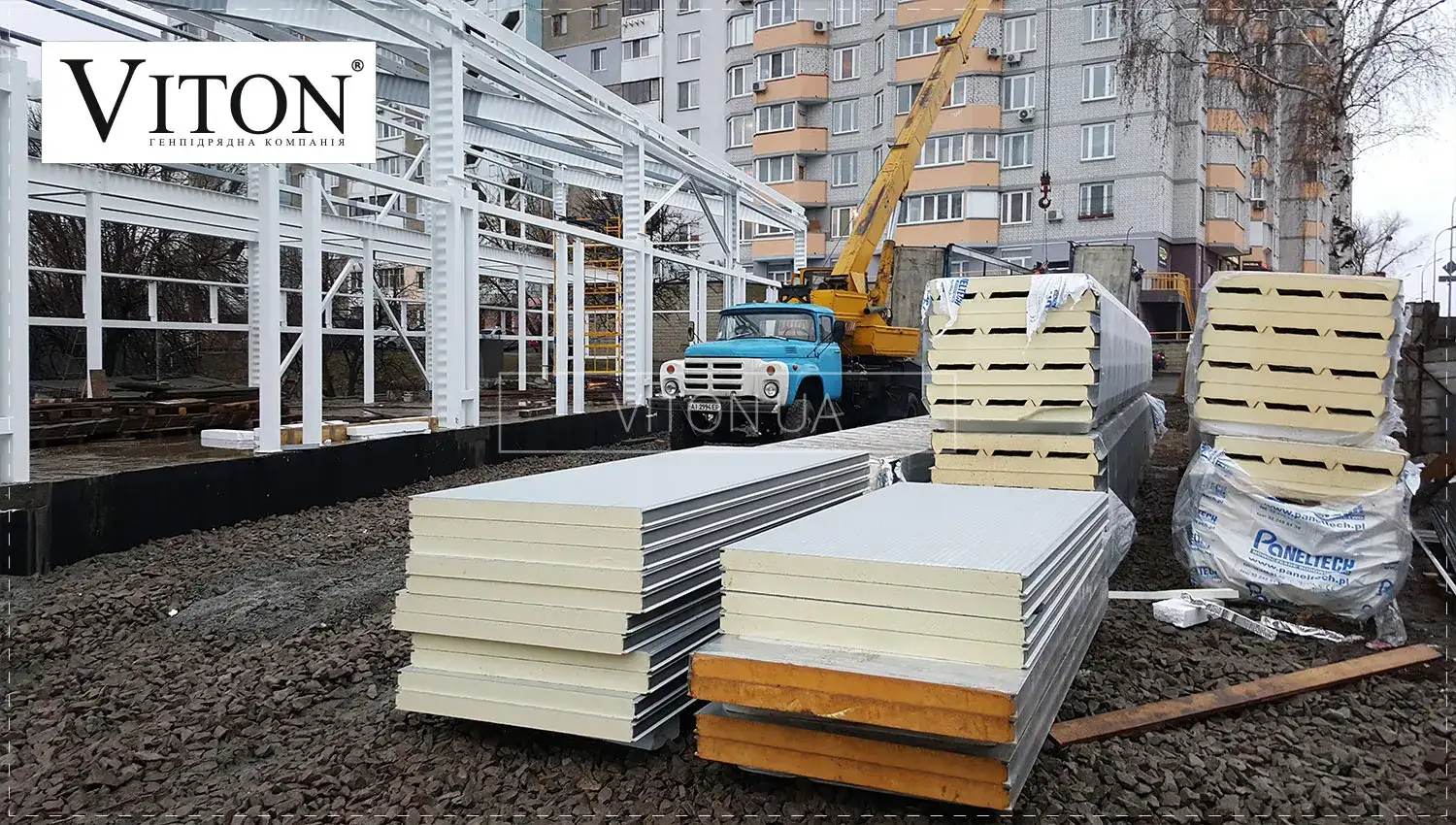 Розрахунок товщини сендвіч-панелей промислової будівлі.